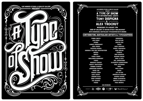 A Type of Show - flyer